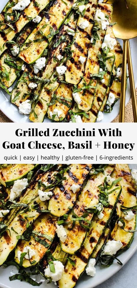 Carb Sides For Dinner, Healthy Carb Side Dishes, Grill Out Sidedish, Zucchini Goat Cheese Recipes, Summer Vegetable Dishes, Paleo Bbq Side Dishes, Summer Zucchini Side Dish, Keto Summer Side Dishes, Paleo Grilling Recipes