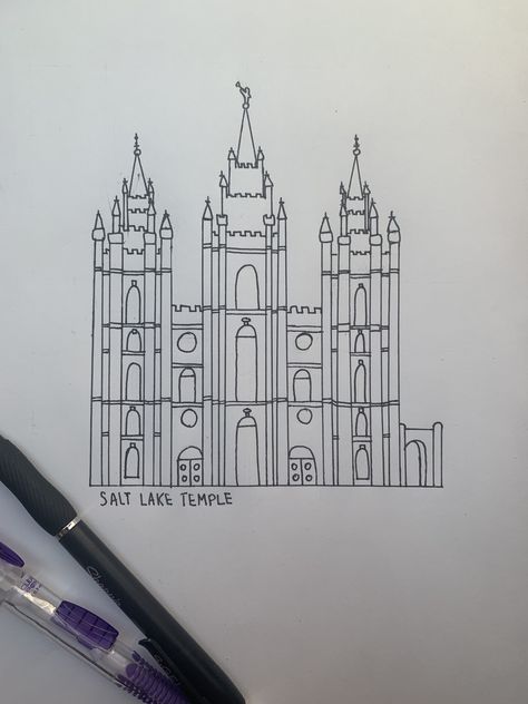 Prolds, Promormon, exmormon, christian, Church of Jesus Christ of Latter Day Saints, sketch, pencil, peb, mormon, lds, LDS, decoration, redbubble, printable, orders accepted, christian, religious, Sunday, church, temple, Salt Lake temple Temple Drawing, Salt Lake Temple, Sunday Church, Nature Sketch, Sketch Pencil, Lds Temple, Pencil Pen, Lds Temples, Lds Quotes