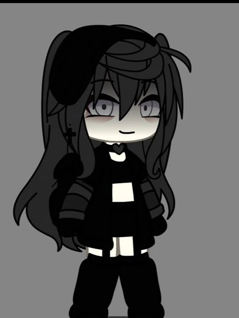 Gacha Life Tomboy Outfits, Female Gacha Oc, Gacha Life Female Oc, Gacha Life Girl Oc, Emo Gacha, Gacha Avatar, Gacha Life Girl, Gacha Life Sleep Outfits, Nanny Outfit