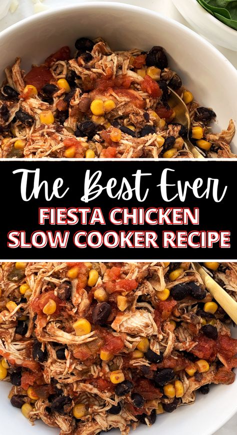 Crockpot Recipes Mexican, Salsa Chicken Crockpot, Chicken Slow Cooker, Tex Mex Chicken, Crockpot Chicken Healthy, Fiesta Chicken, Chicken Crockpot Recipes Easy, Mexican Chicken Recipes, Chicken Easy