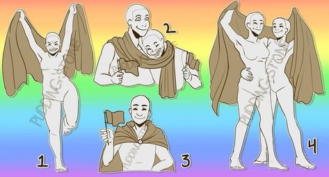 Pride Poses Drawing, Pudding Stone, Flag Drawing, Oc Drawings, Drawing Prompt, Poses References, Figure Drawing Reference, Art Template, The Human Body