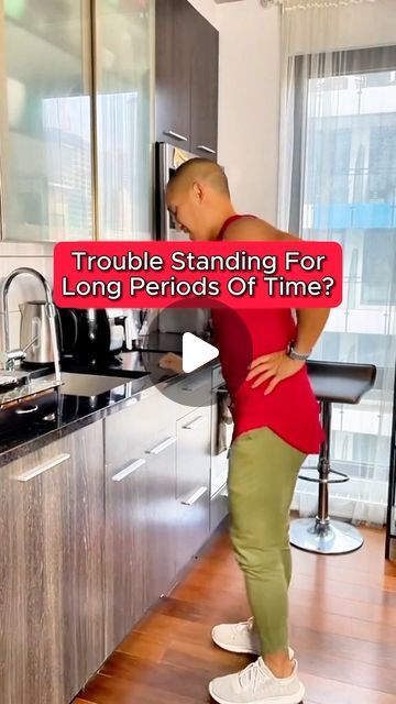 Justin Agustin on Instagram: "Poor standing stamina often stems from prolonged periods of inactivity, as muscles weaken due to disuse. Being sedentary exacerbates this, leading to reduced muscle strength and endurance, particularly in the core, glutes, and lower body. These muscles play a crucial role in maintaining posture and stability while standing. Regular exercises targeting these areas, such as the kitchen counter routine demonstrated in this video, can effectively strengthen them, enhancing overall standing stamina. By improving muscle strength and endurance, individuals can stand for longer periods without experiencing fatigue or discomfort, promoting better posture and physical well-being.

Begin your journey to becoming a stronger and healthier you at justinagustin.com.

Work ou Exercise For Stamina For Women, Back Strengthening Exercises For Seniors, Standing Lower Back Exercises, Justin Austin Workout, How To Strengthen Your Core, Start Exercising Again, Justin Augustin, Standing Core Exercises, Knee Pain Relief Exercises