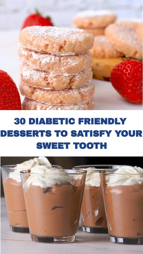 0 Sugar Desserts, Sugar Free Alternatives, Healthy Sweets For Diabetics, Non Sugar Desserts, Healthy Recipes For Diabetics Dessert, Low Sugar Holiday Desserts, Cookie Recipes For Diabetics, Sugar Free Cupcakes For Diabetics, Health Desserts Easy