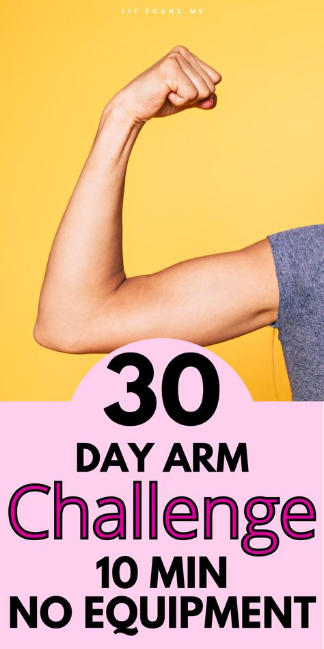 Arm Workouts With Weights, Arm Workout Women No Equipment, Easy Arm Workout, Workouts With Weights, 30 Day Arm Challenge, Arm Workout No Equipment, Arm Workout Challenge, 30 Day Arm, Artery Cleanse