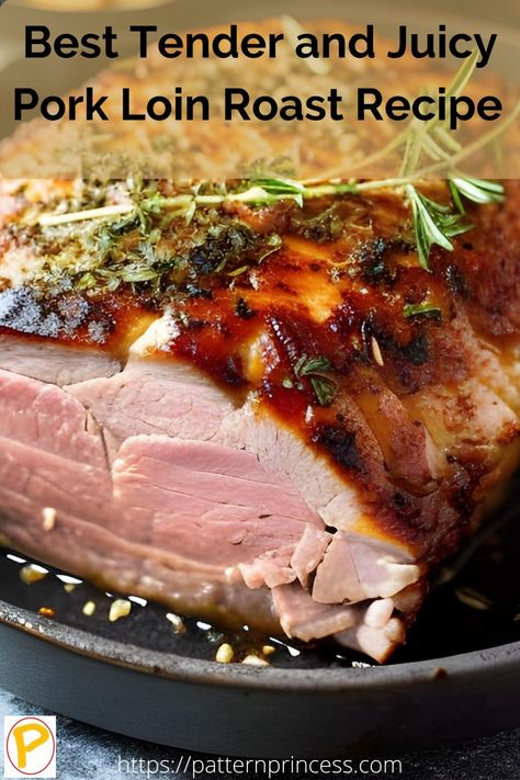 Pork Loin Center Roast, Pork Roast Recipes Oven, Pork Loin Oven, Boneless Pork Loin Recipes, Juicy Pork Loin, Pork Loin Recipes Oven, Baked Pork Loin, Pork Sirloin Roast, Pork Loin Ribs