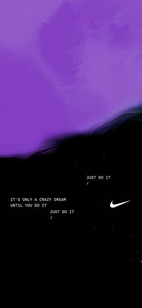 Meaningfull Wallpaper Backgrounds, Nike Quotes Wallpapers, Aesthetic Nike Wallpaper Iphone, Nike Purple Wallpaper, Purple Nike Wallpaper, Aesthetic Hypebeast Wallpaper, Nike Just Do It Wallpapers, Weird Aesthetic Wallpaper, Nike Wallpaper Aesthetic