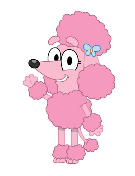 Bluey Friends, Bluey Y Bingo, Birthday Party Images, Whatsapp Wallpaper Cute, Pink Poodle, Ra Ideas, Doodle Inspiration, Kids Birthday Themes, Poodle Dog