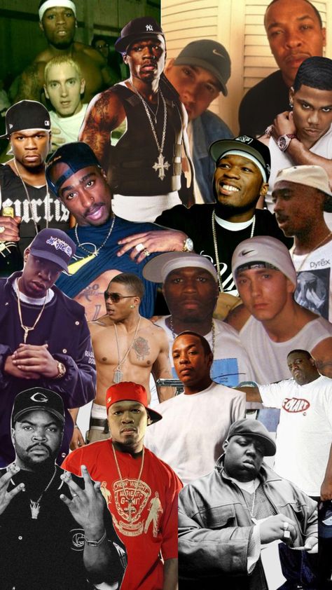 kings #50cent #tupacshakura #tupac #eminem #jayz #drdre #biggiesmalls #notoriousbiggie #nelly Tupac And Eminem Wallpaper, 50 Cent Wallpaper Aesthetic, 50cent Wallpaper, Tupac And Eminem, Nelly Rapper 2000s, Eminem And Tupac, 50 Cent Wallpaper, Old School Rappers, 2pac Eminem