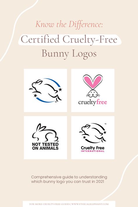 In this post, we explain and compare the differences between the many cruelty-free logos commonly found on cosmetics, personal care, and household cleaning products in 2021. Cruelty Free Skin Care Routine, Cruelty Free Cleaning Products, Hypoallergenic Mascara, Logos Meaning, Leaping Bunny, Beauty Logo Design, Cruelty Free Cosmetics, Cruelty Free Brands, Vegan Makeup