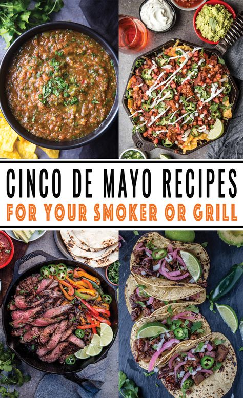 Cinco De Mayo Beef Recipes, Mexican Food On The Grill, Cinco De Mayo Grilled Food, Cinco De Mayo Grilling Ideas, Grill Taco Recipes, Grill Mexican Recipes, Cinco De Mayo Blackstone Recipes, Grilled Mexican Recipes, Mexican Grill Recipes