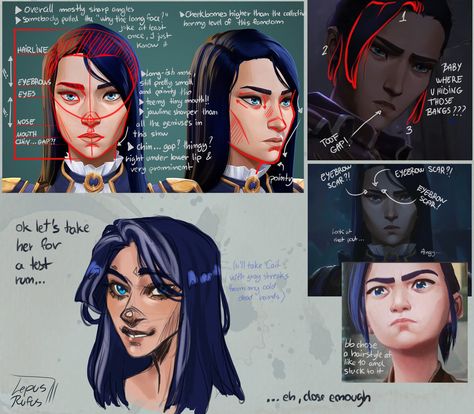 Arcane Study, Face Study, Hand Drawing Reference, Lol League Of Legends, Digital Painting Tutorials, Face Expressions, Art Style Inspiration, Art Studies, Drawing Reference Poses