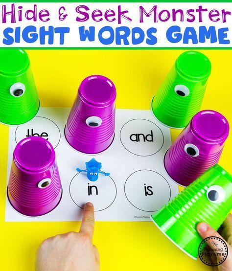 Fall Sight Word Activities, Fun Ways To Learn Sight Words, Monster Phonics, Sight Words For Preschool, Sight Word Games For Kindergarten, Sight Words Preschool, Sight Words Games, Sight Word Centers, Sight Word Fun