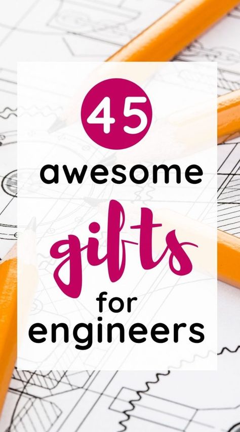 The best engineering gift ideas for the engineer in your life. Discover a wide selection of unique and thoughtful gifts for engineers and engineering students. From useful stem gifts to funny gifts for engineers, find the perfect present, no matter your budget and no matter the occasion (Christmas, birthday, graduation, retirement...) that will surely please the engineer in your life Engineer Boyfriend, 30 Birthday Gifts, Gifts For Engineers, Gift For Architect, The Engineer, Engineering Gifts, College Graduation Gifts, An Engineer, Engineering Student