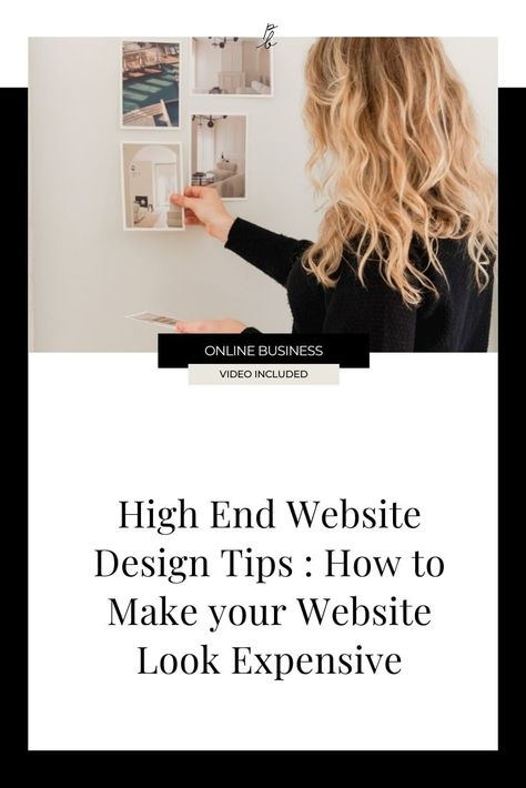 Creating that high-end feel for your own website is totally doable, even if you don't have a design degree? Here are 6 high-end website design tips, guaranteed to make your sites look expensive! High End Website, Website Design Tips, Jenna Kutcher, Web Design Course, Women Entrepreneurship, Rocket Scientist, Look Expensive, Design Rules, Business Video