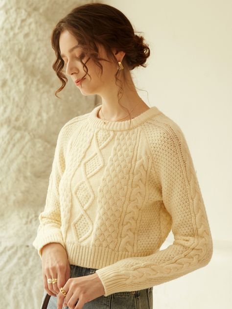 Raglan Sleeve Cable Knit Sweater Raglan Cardigan, Sewing Fabrics, Cable Knit Sweater, Amazing Products, Raglan Sleeve, Cable Knit, Knit Sweater, Knitted Sweaters, Turtle Neck