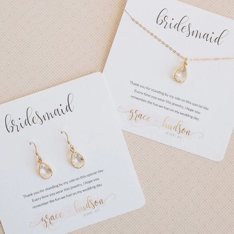 Jewelry for Brides and Bridal Parties – grace + hudson Bridal Party Color Schemes, Wedding Brainstorming, Traditional Bridal Jewelry, Bridesmaid Jewelry Gift, Bridal Parties Colors, Bridesmaid Presents, Honey Photography, Bridesmaids Gift Sets, Girl Gift Set