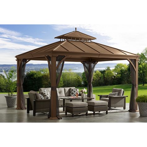 Outdoor Gazebo, Wooden Gazebo, Hardtop Gazebo, Backyard Gazebo, Inground Pool, Gazebo Pergola, Outdoor Gazebos, Patio Gazebo, Pergola Kits