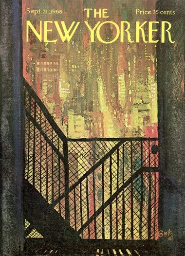 New Yorker Cover, The New Yorker Magazine, Affiches D'art Déco, New Yorker Magazine, New Yorker Covers, New Retro Wave, Giclee Painting, September 21, Cover Artwork