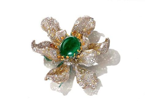 Cindy Chao The Art of The Jewel Chao Marguerite brooch Cindy Chao, Conch Pearl, Rare Jewelry, Turquoise Accents, Art Jewelry Contemporary, Diamond Brooch, Royal Jewels, Leaf Necklace, Artistic Jewelry