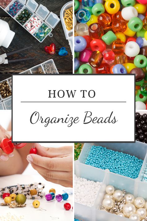 If you are an avid beader, your life may get a little difficult each time you bring out your beads. Whether they are out of their containers or you’ve got a box full of different beads, it’s time to organize your materials so that they are ready for use when you need them. If you need ideas for how to organize beads, we’ve got you covered. Diy Bead Organization Ideas, Large Bead Storage Ideas Organizations, Organizing Beads Storage, Beading Organization Ideas, How To Organize Beads, Bead Storage Ideas Organizations, Bead Organization Ideas, Organizing Beads, Organize Beads