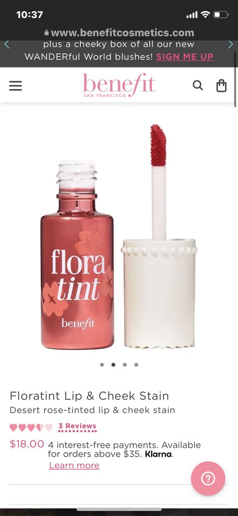 Flora Tint, Cheek Stain, Desert Rose, Lip Tint, 10 Things, Beauty, Quick Saves