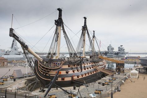 Victory Project, Portsmouth Harbour, Fire Suppression System, Old Sailing Ships, Hms Victory, Fire Suppression, British Military, 100th Anniversary, Tall Ships