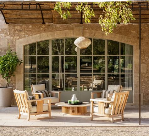 French House Interior Provence France, Provence House, House Awnings, Patina Farm, Provence Garden, Outdoor Backyard, Dream House Exterior, Stone House, French House