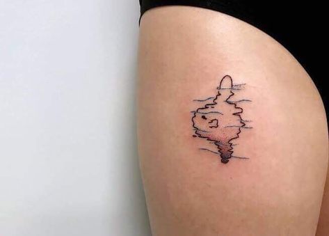 A baby sunfish Mola Mola Tattoo, Sunfish Tattoo, Filler Tattoos, Mola Mola, Bff Tattoos, Baby Tattoos, Body Mods, Simple Tattoos, I Tattoo