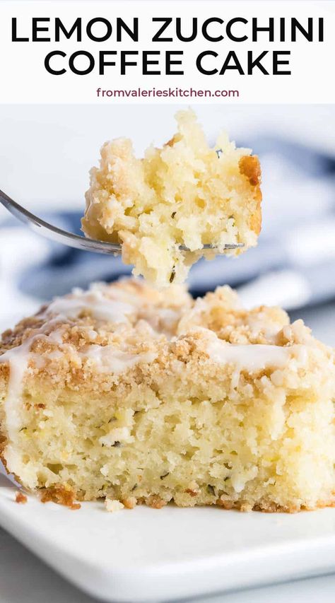 Zucchini Coffee Cake, Zucchini Desserts, Zucchini Recipes Dessert, Lemon Zucchini, Chocolate Zucchini Cake, Zucchini Cake, Zucchini Bread Recipes, Chocolate Zucchini, Coffee Cake Recipes