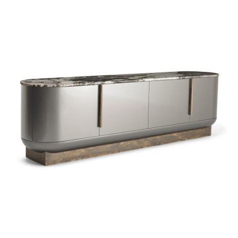 Siona Low unit | Visionnaire Home Philosophy Academy Bar Buffet, Shelf Cover, Bar Unit, Material Library, Low Cabinet, Steel Sheet, Makeup Base, Technical Drawing, Wooden Shelves