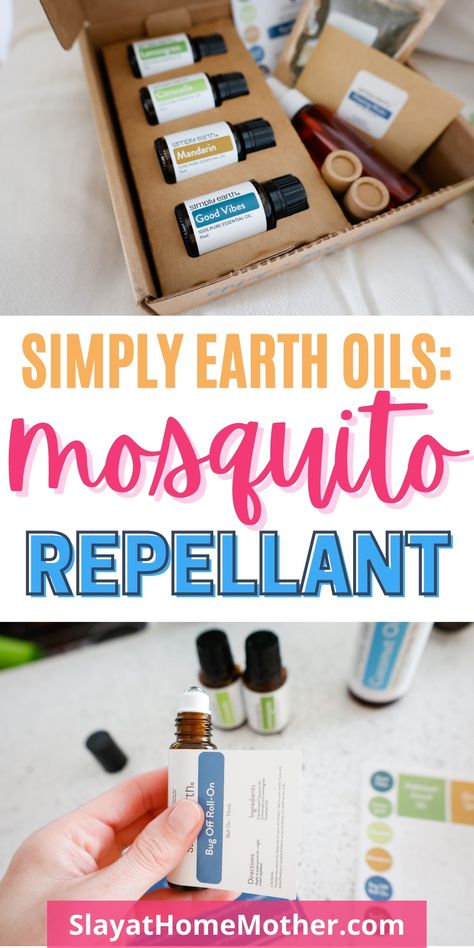 Make your own bug repellant roll-on with this essential oil recipe, featuring a recipe from the June 2021 Simply Earth box! Use code SAHMFREE at checkout to save! #slayathomemother #simplyearth #simplyearthoils #essentialoils #oils #diffuserrecipes *shoppable affiliate links added to this pin. Simply Earth Essential Oils Recipes, Essential Oil Mosquito Repellent, Mosquito Repellent Essential Oils, Essential Oil Deodorant, Diy Bug Repellent, Bug Repellant, Bug Spray Recipe, Eo Blends, Simply Earth