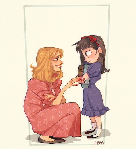 Art by @ezzakennebba on Tumblr Matilda Fanart, Miss Honey Aesthetic, Matilda Miss Honey, Matilda Aesthetic, Matilda Art, Miss Honey Matilda, Miss Honey, Adoptive Mom, Fandom Drawing