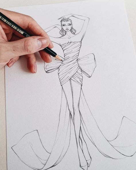 ARRON’s Instagram post: “Cocktail dress for Client ❤ . . . . . . #drawings #draw #illustrators #illustration #fashionillustration #fashionillustrator…” Cocktail Dress Illustration Sketches, Cocktail Dress Fashion Illustration, Cocktail Dress Sketch, Cocktail Dress Drawing, Cocktail Dress Illustration, 2022 Cocktail Dress, Crockey Illustration, Dress Illustration Design, Dress Illustration Art