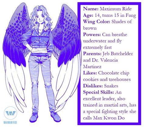 Max. Winged Characters, Maxium Ride, Maximum Ride Manga, Best Cookies In The World, Winged People, Cosplay Idea, City Of Ashes, Maximum Ride, The Best Cookies