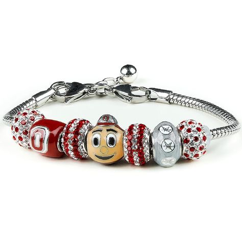 PRICES MAY VARY. Title: Ohio State Bracelet | Ohio State Brutus Buckeye Charm Bracelet | Ohio State Gifts | Officially Licensed Ohio State Jewelry | OSU Charms | Stainless Steel. Product Type: Categories > Fan Shop > Jewelry & Watches > Bracelets Ohio State Bracelet, Ohio State Jewelry, Buckeye Jewelry, Ohio State Brutus, Ohio State Gifts, Brutus Buckeye, Watches Bracelets, Steel Product, Shop Jewelry