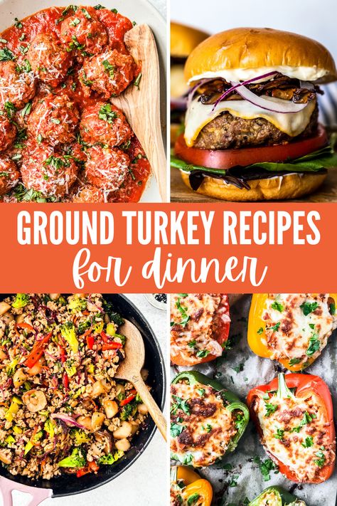 Healthy Dinner Easy Recipes, Turkey Recipes Healthy, Easy Ground Turkey Recipes, Healthy Dinner Easy, Ground Turkey Crockpot Recipes, Ground Turkey Recipes Easy, Turkey Crockpot Recipes, Healthy Turkey Recipes, Ground Turkey Recipes Healthy