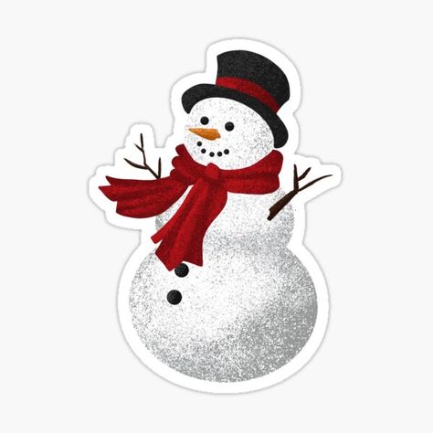 Snowman Sticker, Cute Laptop Stickers, Christmas Stickers, Laptop Stickers, Apron, Scrapbooking, Novelty Christmas, Clip Art, Christmas Ornaments