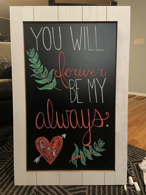 Anniversary Chalkboard Art, Anniversary Chalkboard, Chalkboard Writing, Anniversary Decoration, Chalkboard Designs, Soulmate Quotes, Anniversary Decorations, Chalkboard Signs, Chalkboard Art