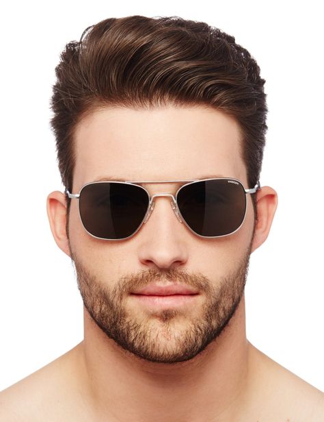 Randolph Engineering Square Aviators New Beard Style, Heart Shaped Face Hairstyles, Randolph Engineering, Mens Hairstyles With Beard, Beard Haircut, Best Beard Styles, Mens Hair Colour, Men's Hairstyle, Face Shape Hairstyles