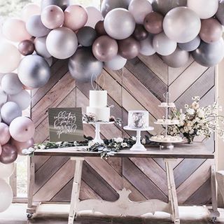 These beautiful muted colors! 🙌🏻 BY: @balloonacyatlanta @bornonfifth @michellewoo_ @heidiface #balloons #balloongarland #mauve #mutedcolors #balloongarland #2019 #birthday #party #celebrate #inspo #ideas #partyplanner #desserttable #backdrop #partyinspo #desserts #cake #chevronpattern #happybirthday #babyshower #bridal #bridalshower #firstbirthday #1stbirthday #partyinspiration #events Mauve Baby Shower Ideas, Bridal Shower Pastel, Pastel Theme Party, 21st Birthday Themes, Paris Baby Shower, Wooden Backdrop, Gateau Baby Shower, Baby Shower Sweets, Surprise Baby Shower