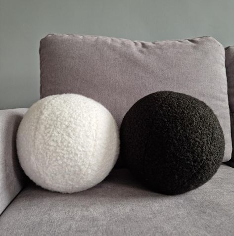 Custom throw round pillow, Soft bouclé ball cushion is a great birthday gift. The boho pillow can be used as: decorative pillow, home decor nursery decor baby toy floor cushion couch pillow sofa pillow 📏SIZES 11 cm (4.3 inches) 22 cm (8.7 inches) 33 cm (13 inches) ✂️ MATERIALS Soft bouclé, filled with premium hypoallergenic polyester filling ☁️ 🚿 PRODUCT CARE - Delicate machine wash 30 oC (86 oF), without spin, do not bleach. - Hand wash. Do not rub or wring the garment, lay horizontal and let the water flow down till full drying of the filling material. - Dry clean. 🗓️ DEADLINES - Each product is made individually by hand. It takes up to 2-5 working DAYS. But we make our best to get it done as fast as possible. 📦 SHIPPING - All orders are shipped via expedited AVIA shipping. - Normall Sphere Pillow, Pillows Aesthetic, Floor Cushion Couch, Ball Cushion, Round Pillows, Ball Pillow, Cushion Couch, Pillow Sizes, Pillow Couch