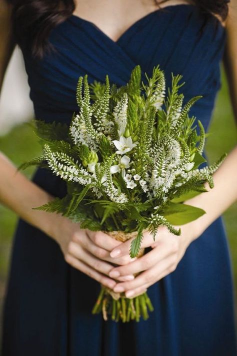 Rustic Romance Wedding, Greenery Wedding Bouquet, Green Bridesmaid, Traditional Bride, Infinity Dress, Dress Wrap, Dress Flower, Woodland Wedding, Forest Wedding