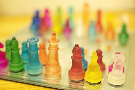 Rainbow Chess Beautiful Tumblr, Rainbow Connection, Taste The Rainbow, Tumblr Photography, Chess Game, Chess Pieces, Chess Set, Color Therapy, Inspirational Pictures