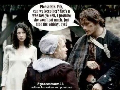 Outlander's Jamie and Claire share a love that transcends time periods, making it a great subject for all types of hilarious logic memes. Logic Memes, Outlander Funny, Outlander Characters, Outlander Quotes, Outlander Season 1, Jamie Fraser Outlander, Outlander Tv Series, Sam Heughan Outlander, Claire Fraser