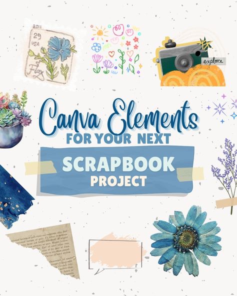 Really love how Canva has these million elements we could all use for our designs and projects. 🌷 Here’s a few sets of elements you can use for your next scrapbook projects. 🌸 Let me know if you want more of this. I’ve discovered more of different types of designs and will share with you soon! 🤗 #canva #tipsandhacks #canvadesign #canvaelements #designelements #digitalproducts #digitalproductseller #canvaforbeginners #digitalproductsforbeginners #digitalmarketing #graphicdesign #scrapbook #... Canva Scrapbook Elements, Canva Scrapbook, Canva Design, Scrapbook Inspiration, Scrapbooking Projects, Let Me Know, Digital Scrapbooking, Different Types, Design Elements