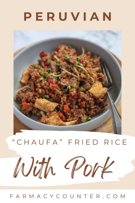 Peruvian Fried Rice, Peruvian Rice Recipes, Fried Rice With Pork, Rice With Pork, South American Dishes, Meat And Veggies, Traditional Cooking, Healthy Routine, Classic Dishes