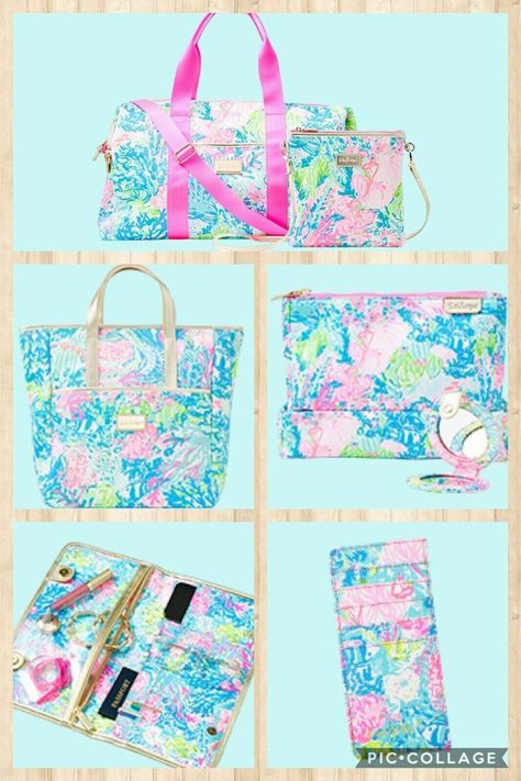 BRAND NEW WITH TAGS in Original Lilly's Plastic Bag Packaging. Never opened 100% AUTHENTIC Lilly Pulitzer in Multi Fished my Wish  7 pcs set includes:  Convertible tote backpack ( 12.8" x 14.8"x 5.7" )Duffel- ( 27.2" x 15.35" x 8.27" )CrossbodyCosmetic Pouch and Mirror set - ( 9.84" x 6.89" x 3.54" )Card case ( 2.99" x 6.5" )Travel organizer ( 12.6" x 7.09" ) Travel in style with this gorgeous print essentials  ABSOLUTELY GUARANTEED TO BE AUTHENTIC OR YOUR MONEY BACK!!!!!! Convertible Tote Backpack, Backpack Organizer, Lilly Pulitzer Prints, Plastic Bag Packaging, Backpack Organization, Boutique Decor, Travel Organizer, Cute Preppy Outfits, Mirror Set