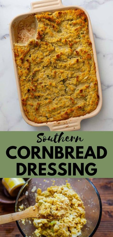 Southern Style Stuffing Recipes, Southern Cornbread Stuffing Recipes, Cornbread Dressing For A Crowd, Louisiana Cornbread Dressing, Paula Dean Thanksgiving Dressing, Country Cornbread Dressing, The Best Cornbread Dressing, Homemade Southern Dressing, Old Fashioned Cornbread Dressing Recipe