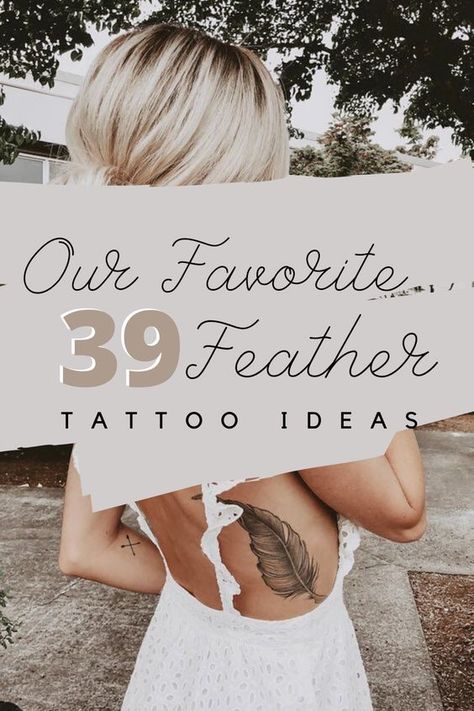 Feather Tattoo Shoulder Women, Feather With Quote Tattoo, Floral Tattoo With Feathers, Feather Tattoo Placement For Women, Feather Name Tattoo Ideas, Feather In The Wind Tattoo, Women’s Feather Tattoo, Cute Feather Tattoos For Women, Feather Tattoo On Ribs For Women