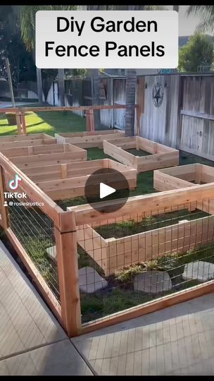 1.5K views · 13 reactions | Made these fence panels for my garden using some Lowes materials. They were easy to make and inlove that i can remove them if necessary. #lowespartner #loweshomeimprovement #lowes #wood #woodworking #tools #diyproject #diy #doityourself #homedecor #home #homeandgarden #gardening #garden #gardening101 #gardenproject #gardentok #gardeninghacks #fypage #foryou #backyard #backyardvibes #fence #build #yard #yardwork | Rosie's Rustics | Flo Rida · My House Diy Garden Fencing, Diy Garden Fence, Garden Fence Panels, Gardening 101, Fence Gate, Flo Rida, Diy Garden Projects, Yard Work, Garden Fencing